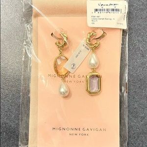 Mignonne Gavigan Gold and Pearl Earrings